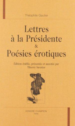 Image de Lettres à la Présidente et poésies érotiques