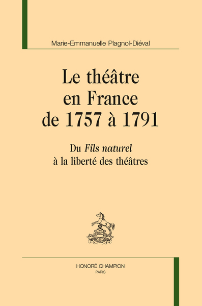 Image de Le théâtre en France de 1757 à 1791