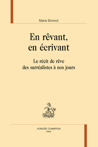 Picture of En rêvant, en écrivant