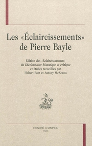 Image de Les "Éclaircissements" de Pierre Bayle