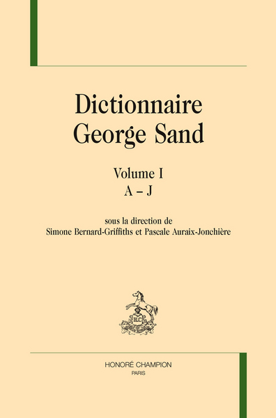 Picture of Dictionnaire George Sand. 2 vol.