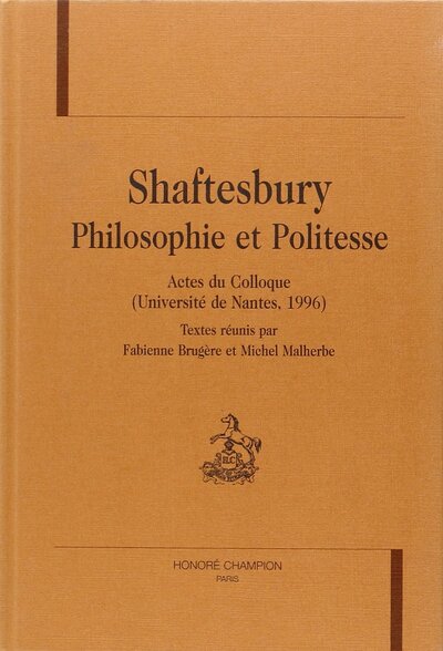Picture of Shaftesbury - philosophie et politesse