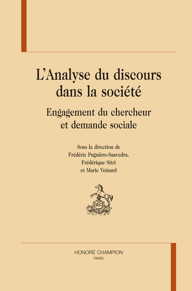 Image de L'analyse du discours dans la société - engagement du chercheur et demande sociale