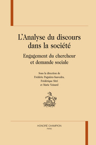 Image de L'analyse du discours dans la société - engagement du chercheur et demande sociale