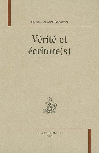 Image de Vérité et écriture(s)
