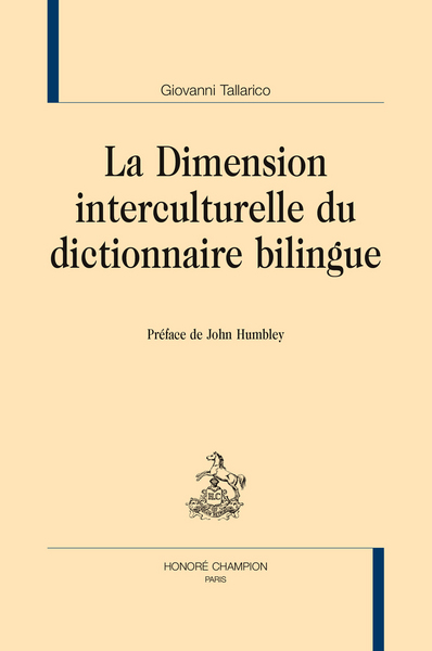 Picture of LA DIMENSION INTERCULTURELLE DU DICTIONNAIRE BILINGUE