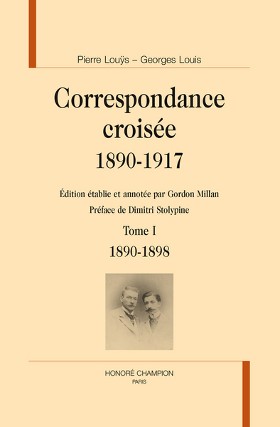 Picture of Correspondance croisée, 1890-1917 T1 : 1890-1898