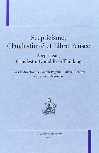 Picture of Scepticisme, clandestinité et libre pensée