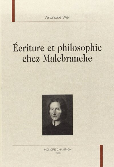 Picture of Écriture et philosophie chez Malebranche
