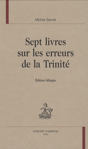 Picture of Sept livres sur les erreurs de la Trinité