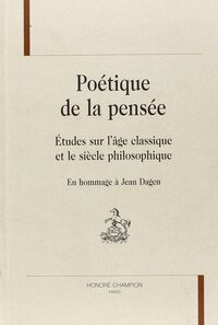 Image de Poétique de la pensée