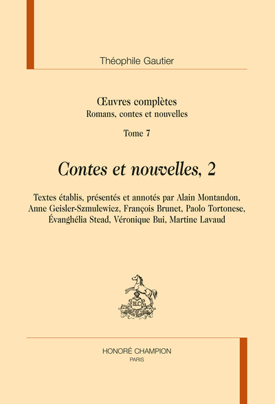 Picture of OEUVRES COMPLETES. CONTES ET NOUVELLES, TOME 2