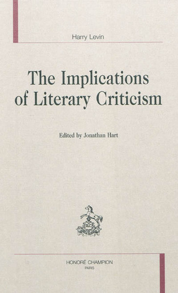 Image de The implications of literary criticism
