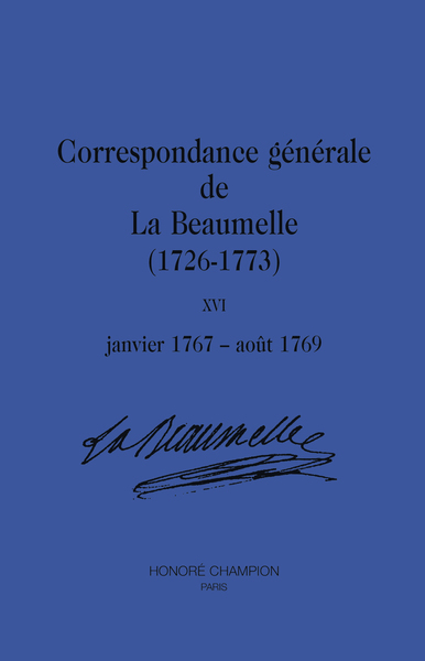 Image de Correspondance générale (1726-1773) T16