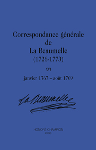 Image de Correspondance générale (1726-1773) T16