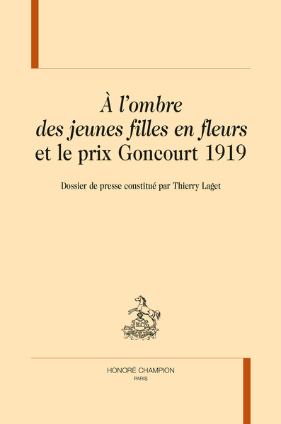 Image de À l'ombre des jeunes filles en fleurs et le prix Goncourt 1919