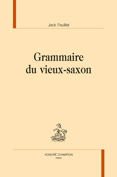 Picture of GRAMMAIRE DU VIEUX-SAXON