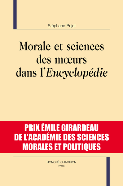 Image de Morale et sciences des mœurs dans l’Encyclopédie
