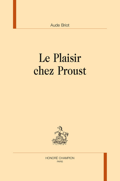 Picture of Le plaisir chez Proust