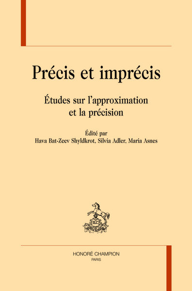 Picture of Précis et imprécis - études sur l'approximation et la précision