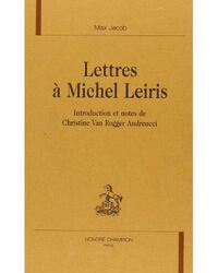 Picture of Lettres à Michel Leiris
