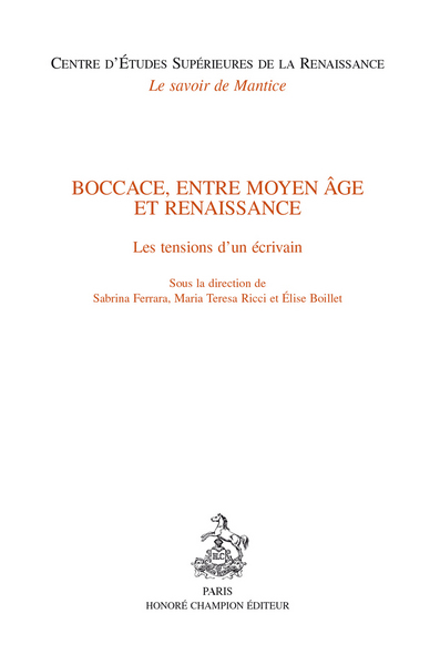 Image de Boccace, entre Moyen âge et Renaissance