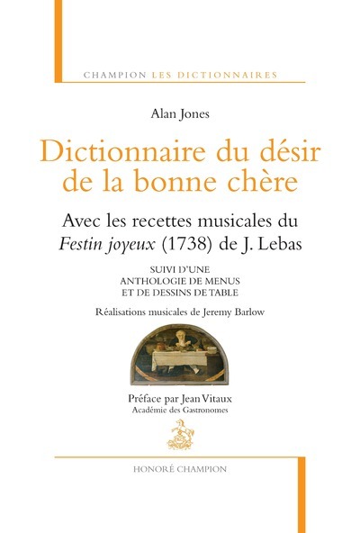 Image de Dictionnaire du désir de la bonne chère avec les r