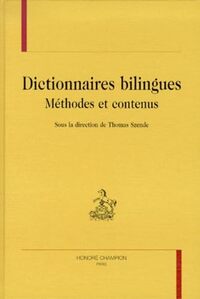 Image de Dictionnaires bilingues - méthodes et contenus