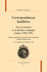 Picture of CORRESPONDANCES FAMILIÈRES,