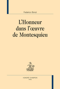 Picture of L'honneur dans l'œuvre de Montesquieu