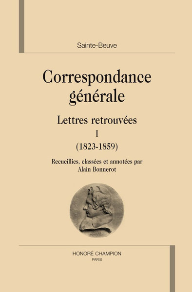 Picture of Correspondance générale. Lettres retrouvées T1 : 1823-1859