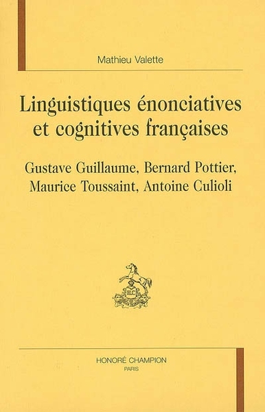 Image de Linguistiques énonciatives et cognitives françaises