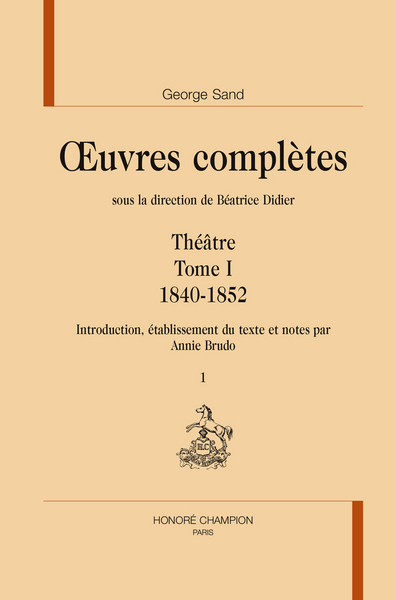 Image de Théâtre T1 : 1840-1852. Pack en 2 volumes