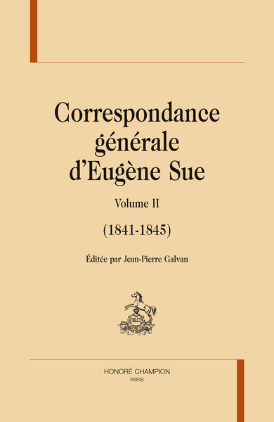 Image de Correspondance générale. T2 (1841-1845)