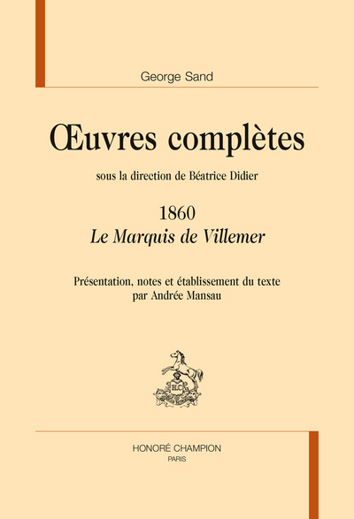 Picture of Le marquis de Villemer - 1860