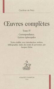 Picture of Oeuvres complètes T4