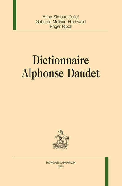 Image de Dictionnaire Alphonse Daudet