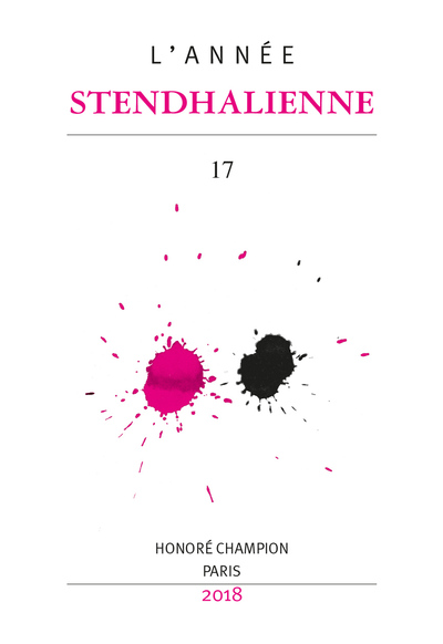 Image de L'année stendhalienne N°17 - 2018