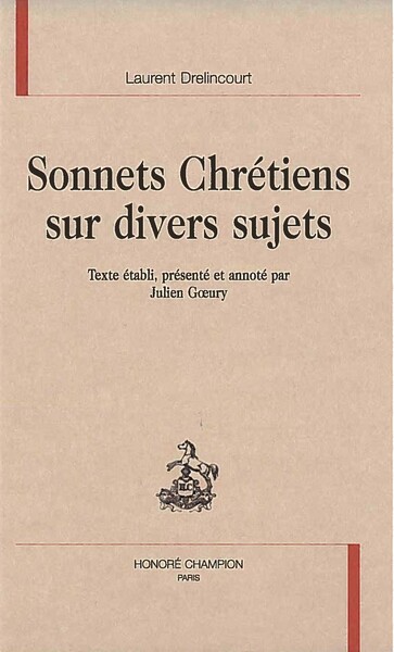 Picture of Sonnets chrétiens sur divers sujets