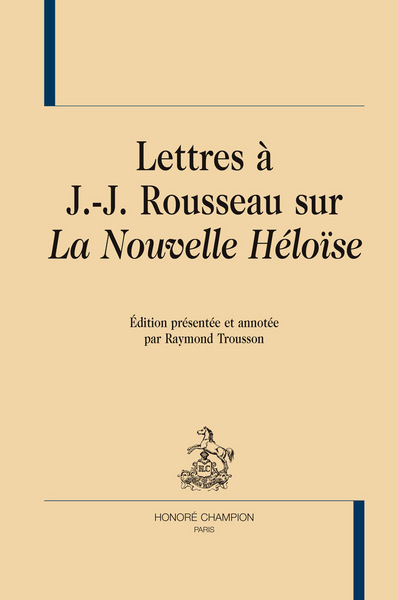 Image de Lettres à J.-J. Rousseau sur "La nouvelle Héloïse"