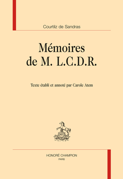 Picture of MEMOIRES DE M. L.C.D.R.