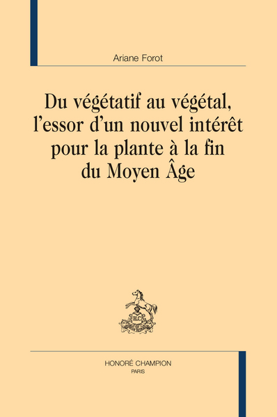 Picture of Du végétatif au végétal,