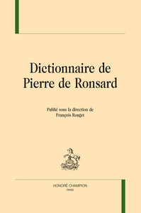 Picture of Dictionnaire de Pierre de Ronsard