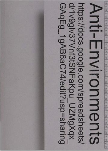 Image de Anti-Environments /anglais