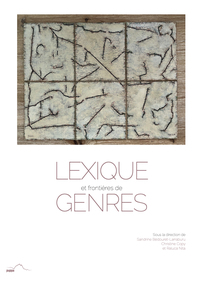 Image de Lexique et frontières de genres