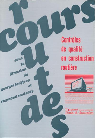 Picture of COURS RTES CONTROLES QUALITE CONST ROUTIERE
