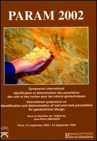Picture of PARAM 2002. SYMPOSIUM INTERN IDENTIF DETERMIN PARAMET SOLS ROCHES POUR CALCULS