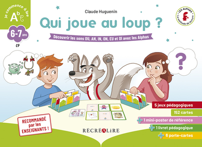 Image de Qui joue au loup ? Découvrir les sons OU, AN, IN, ON, EU et OI avec les Alphas