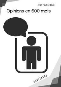 Image de OPINION EN 600 MOTS