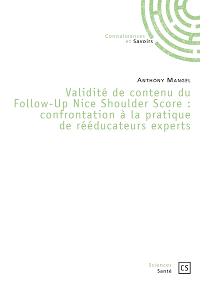 Image de Validité de contenu du Follow-Up Nice Shoulder Score